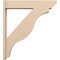 Ekena Millwork 7 1/2-in W x 38-in D x 42-in H Funston Slat Rough Cedar Woodgrain TimberThane Outlooker, Primed Tan OUTUR075X38X42FST24RCPR - alternate 5